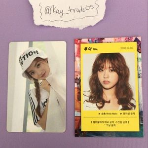 Read description! Weki Meki weme photocards
